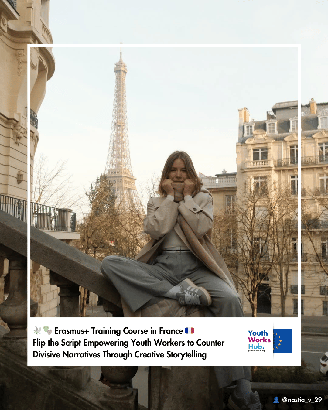 🕊️🎭 Erasmus+ Training Course in France 🇫🇷 Flip the Script Empowering Youth Workers to Counter Divisive Narratives Through Creative Storytelling