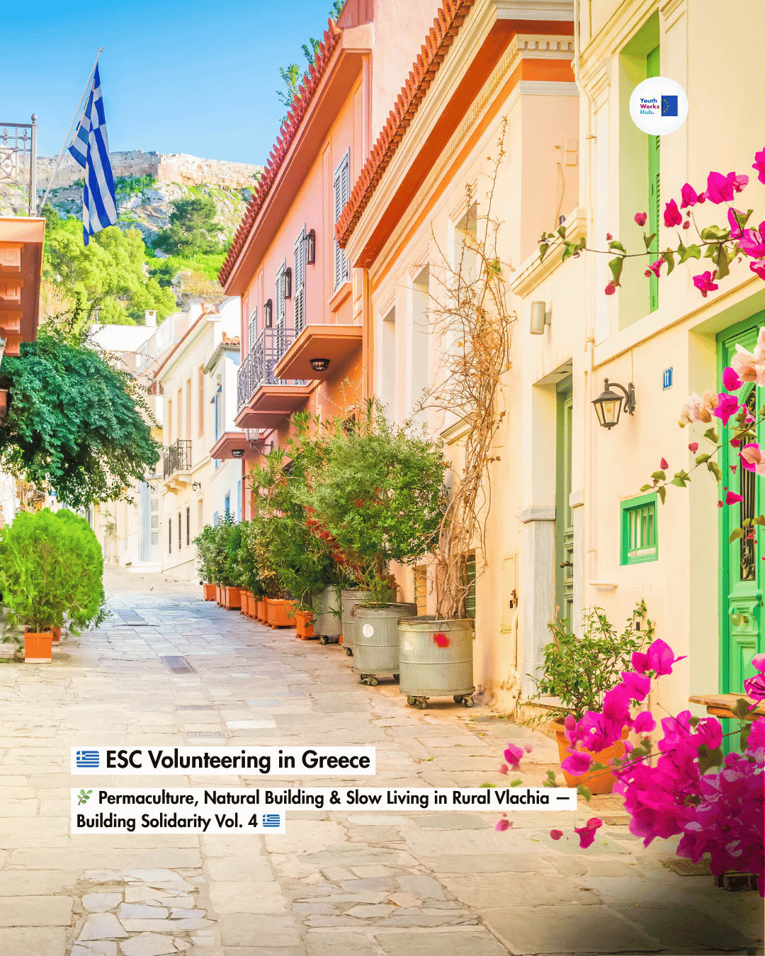 🇬🇷 ESC Volunteering in Greece 🌿 Permaculture, Natural Building & Slow Living in Rural Vlachia — Building Solidarity Vol. 4 🇬🇷