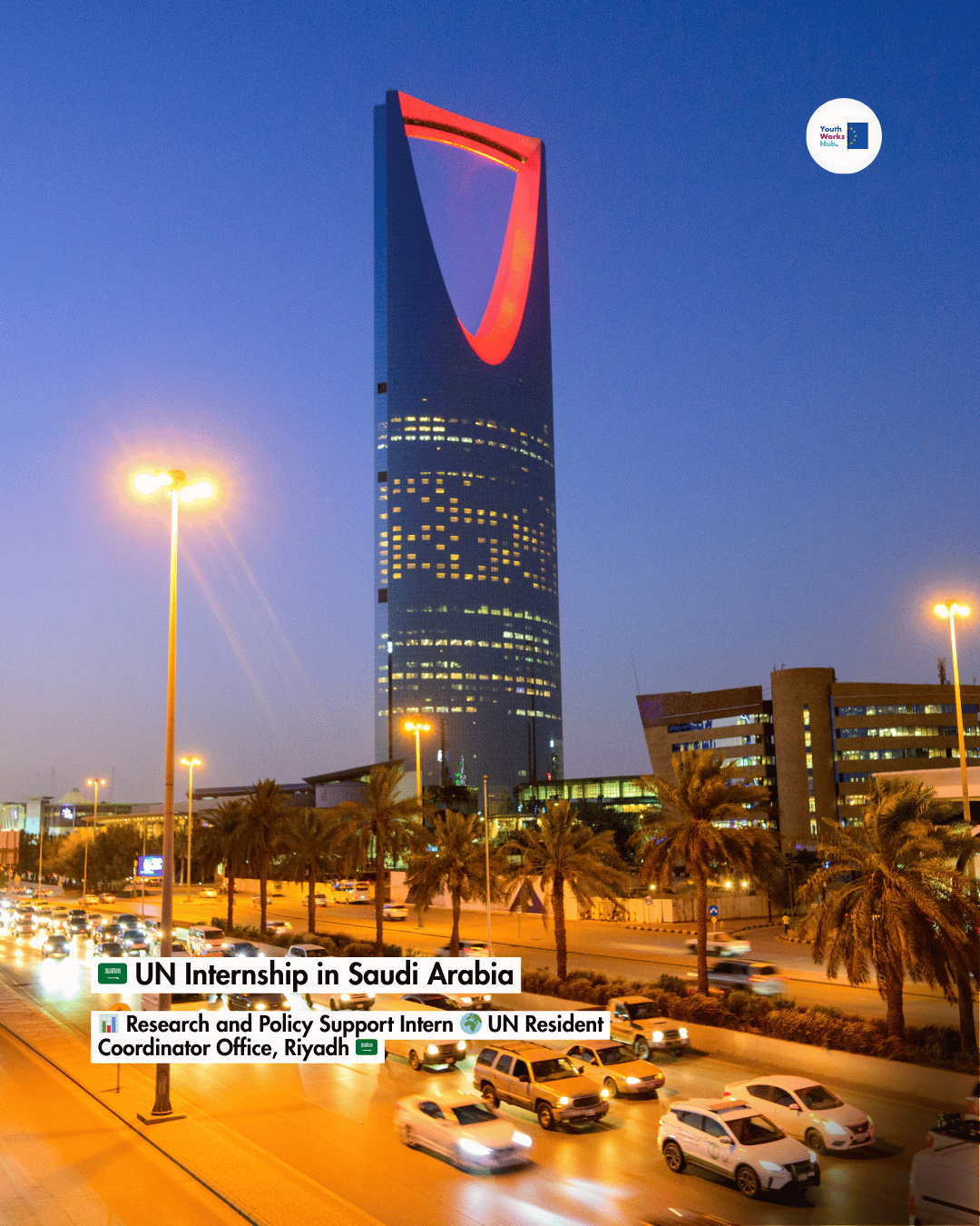 🇸🇦 UN Internship in Saudi Arabia 📊 Research and Policy Support Intern 🌍 UN Resident Coordinator Office, Riyadh 🇸🇦