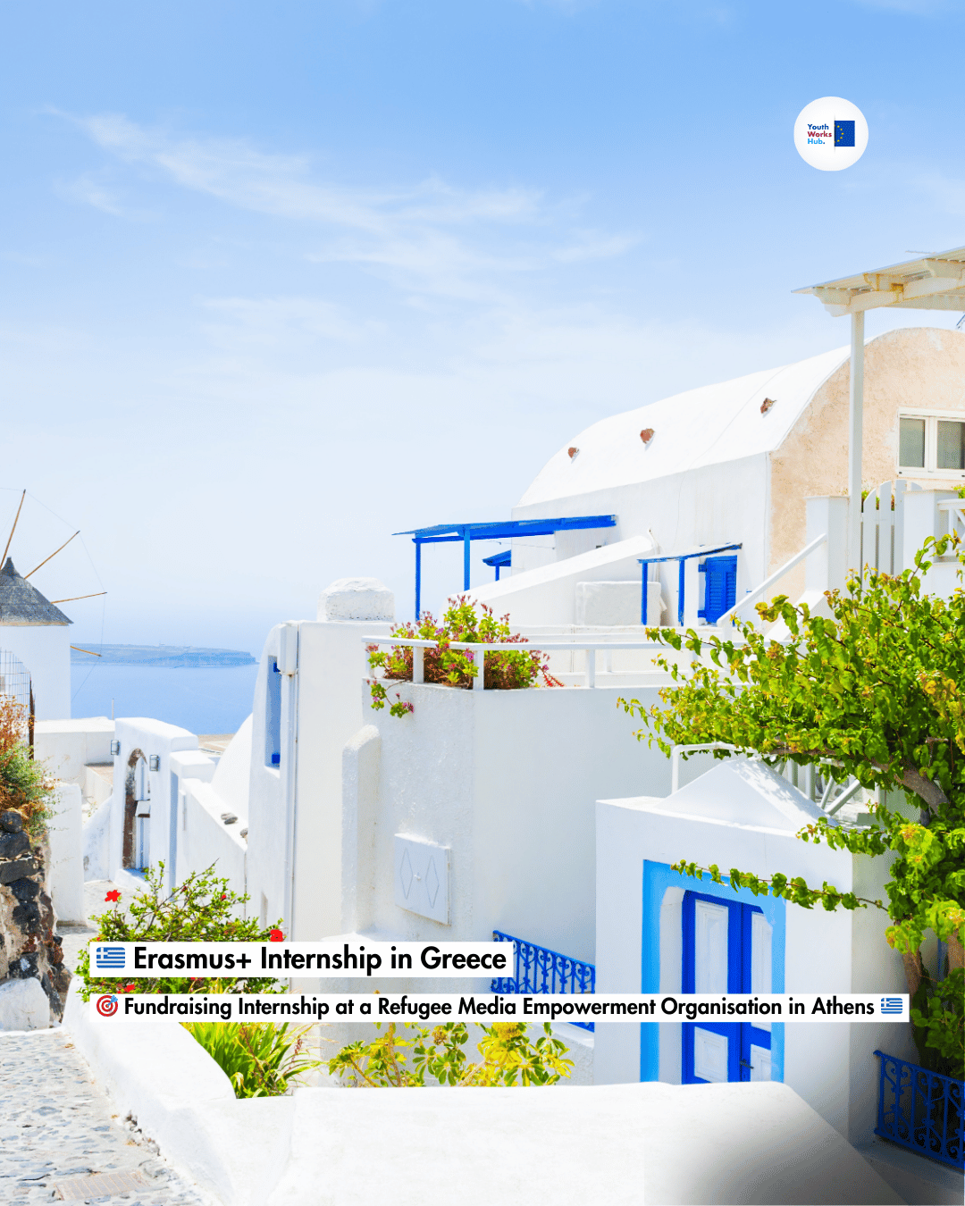 🇬🇷 Erasmus+ Internship in Greece 🎯 Fundraising Internship at a Refugee Media Empowerment Organisation in Athens 🇬🇷