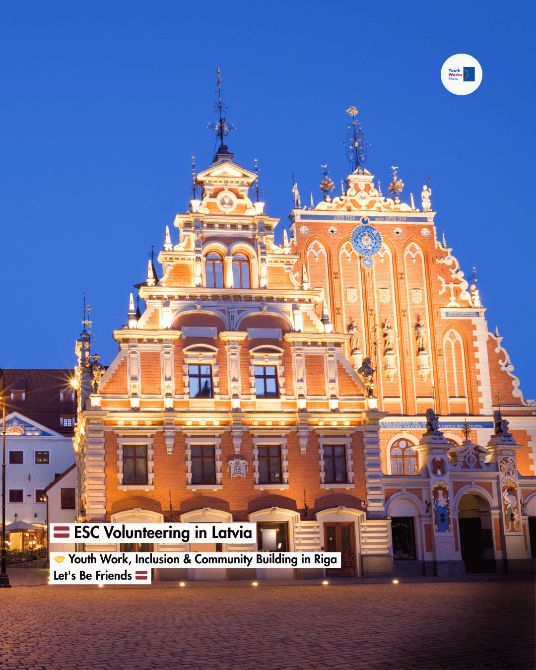 🇱🇻 ESC Volunteering in Latvia 🤝 Youth Work, Inclusion & Community Building in Riga — Let’s Be Friends 🇱🇻