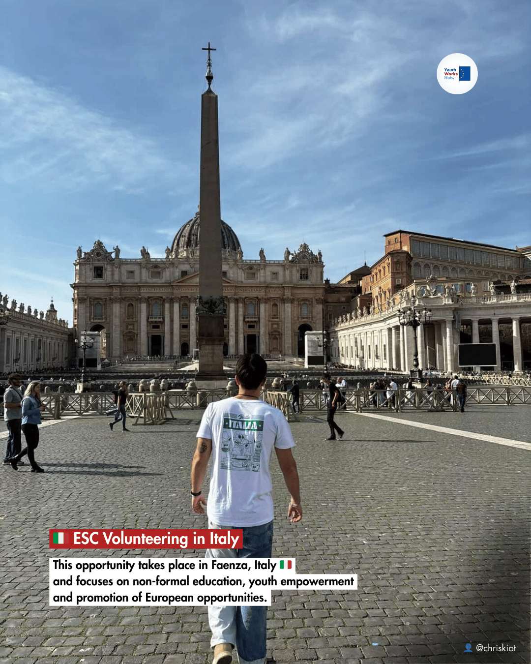 🇮🇹 ESC Individual Volunteering in Italy 🎓 “Learning Is Fun” Supporting Non-Formal Education & Youth Empowerment in Faenza 🇮🇹