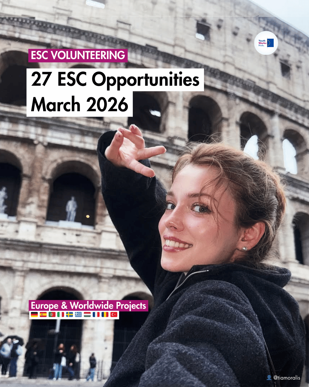 ESC Volunteering Opportunities in March 2026 – European Solidarity Corps Projects Open for Applications