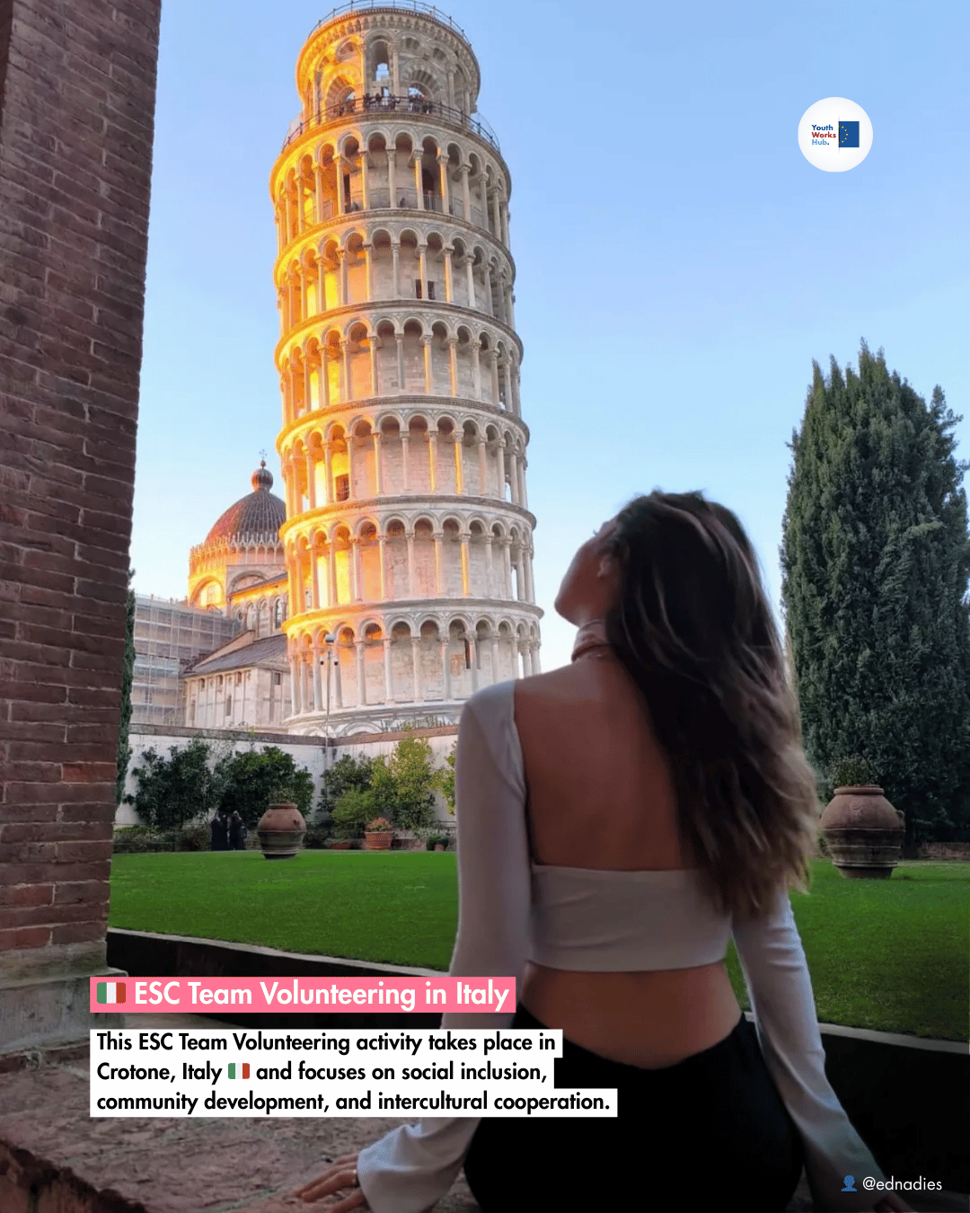 🇮🇹 ESC Team Volunteering in Italy “Team RISE – Inclusion & Social Support in Crotone” 🇮🇹