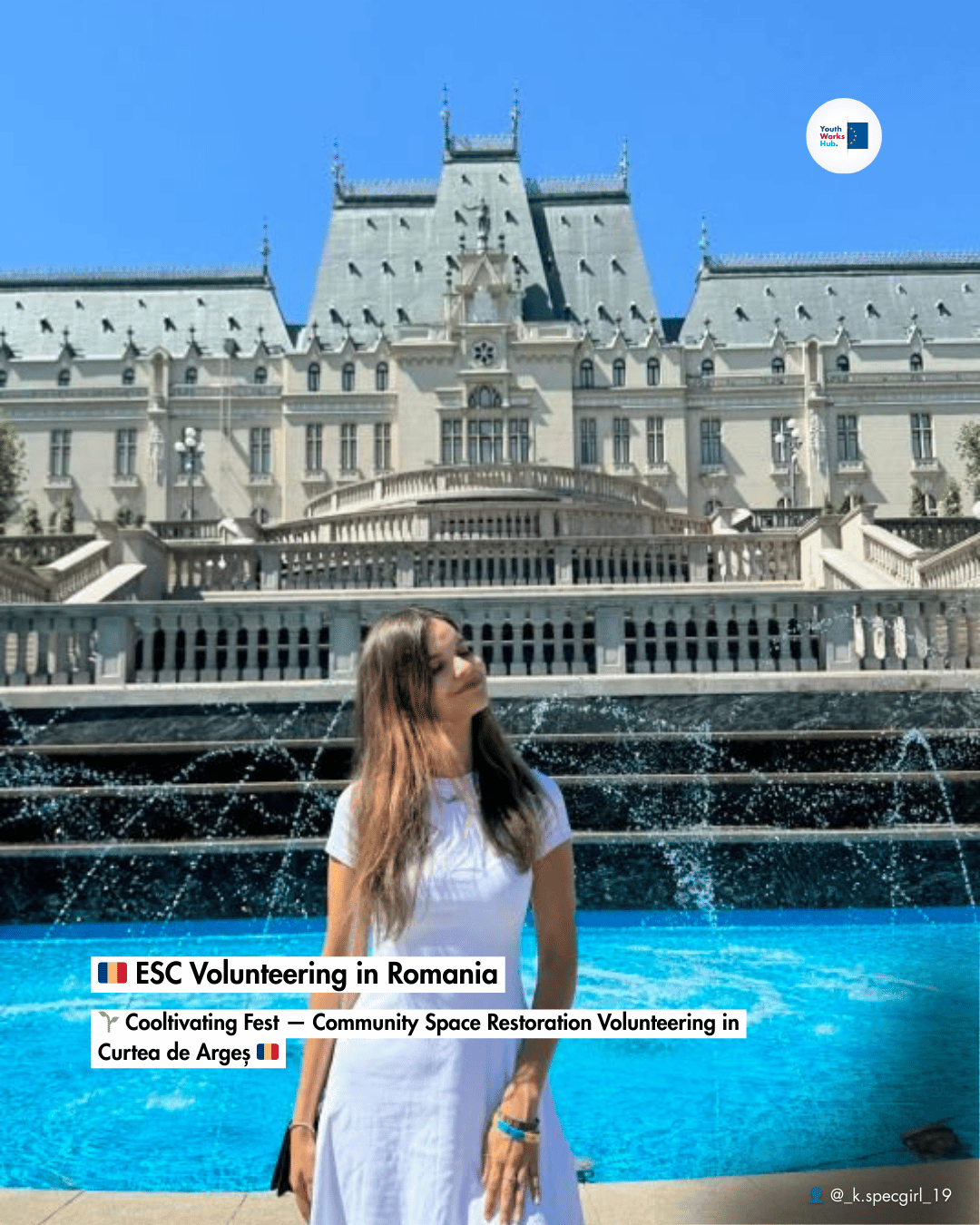 🇷🇴 ESC Volunteering in Romania 🌱 Cooltivating Fest — Community Space Restoration Volunteering in Curtea de Argeș 🇷🇴