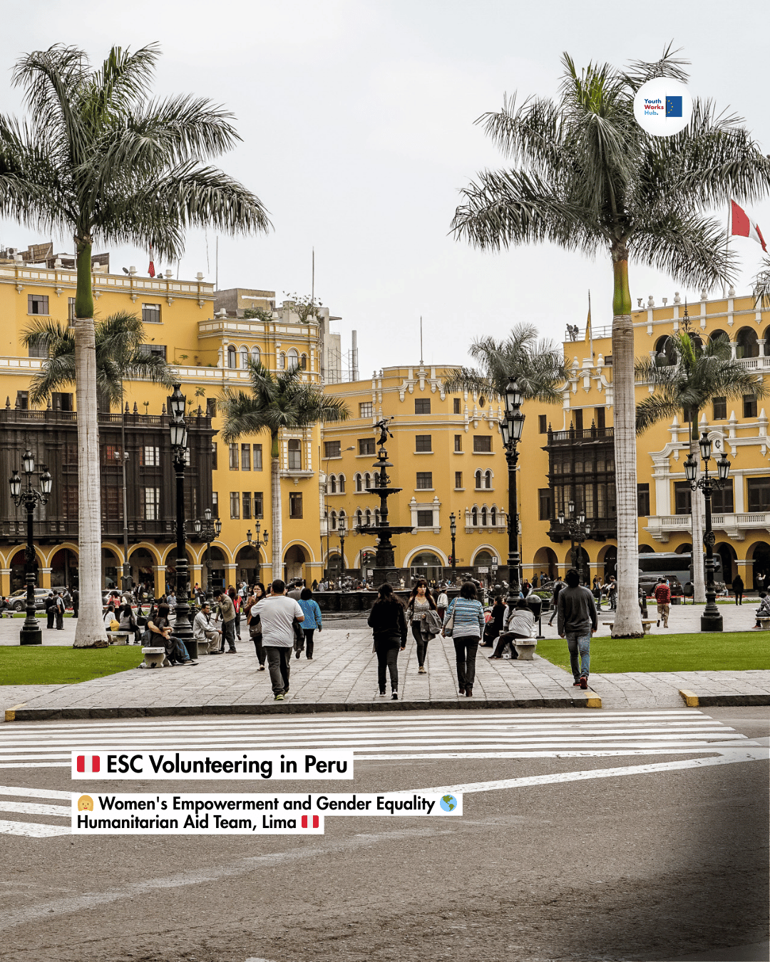 🇵🇪 ESC Volunteering in Peru 👩 Women’s Empowerment and Gender Equality 🌎 Humanitarian Aid Team, Lima 🇵🇪