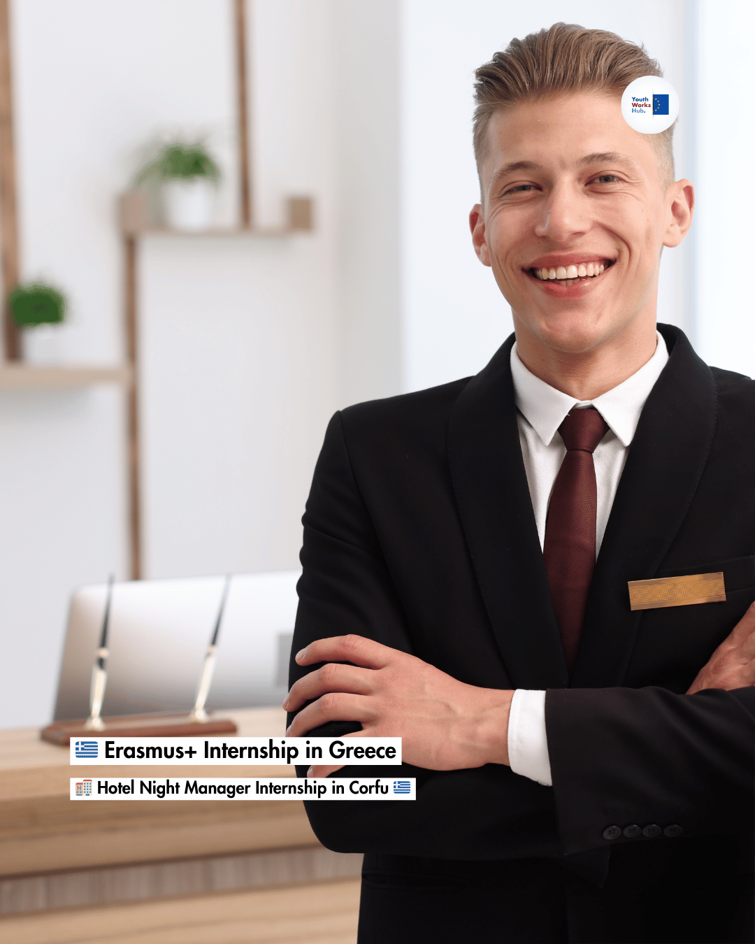 🇬🇷 Erasmus+ Internship in Greece 🏨 Hotel Night Manager Internship in Corfu 🇬🇷