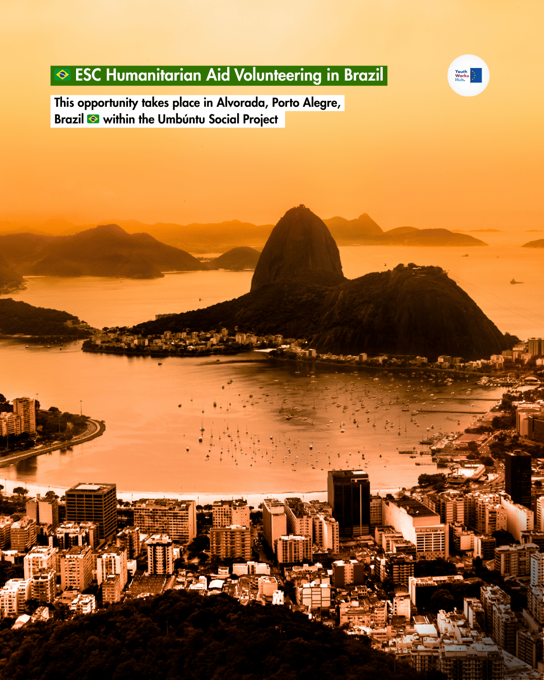 🇧🇷 ESC Humanitarian Aid Volunteering in Brazil “Umbúntu Social Project – Community & Eco-Friendly Space in Alvorada” 🇧🇷