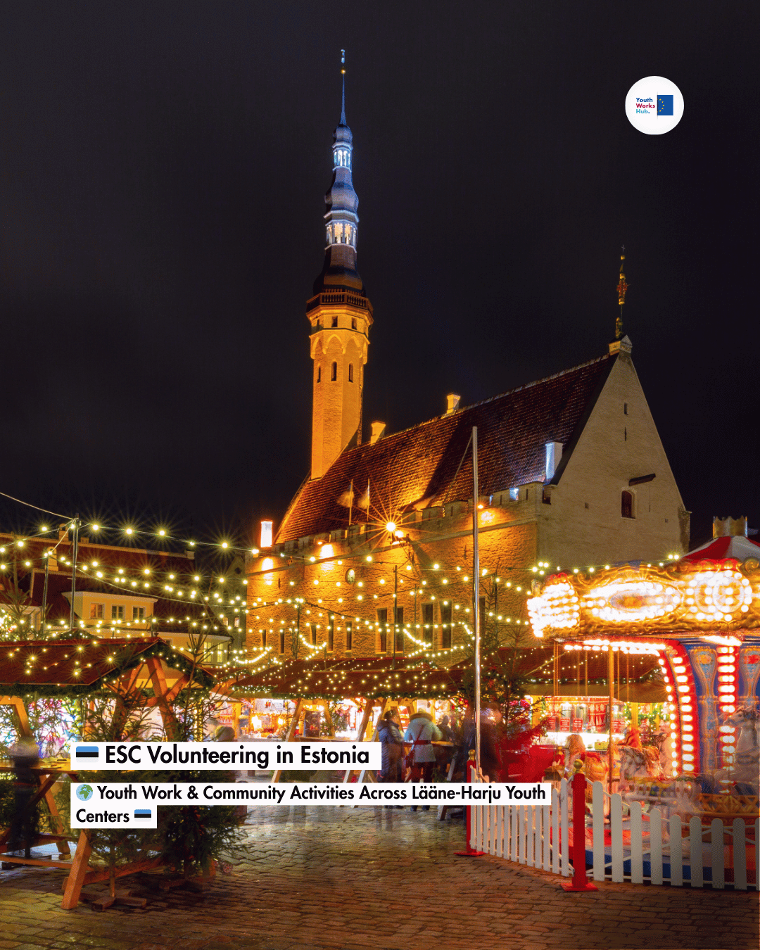 🇪🇪 ESC Volunteering in Estonia 🌍 Youth Work & Community Activities Across Lääne-Harju Youth Centers 🇪🇪