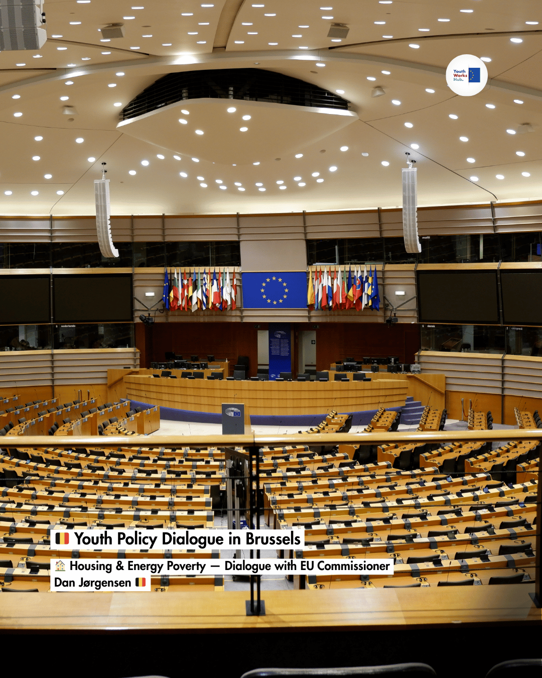 🇧🇪 Youth Policy Dialogue in Brussels 🏠 Housing & Energy Poverty — Dialogue with EU Commissioner Dan Jørgensen 🇧🇪