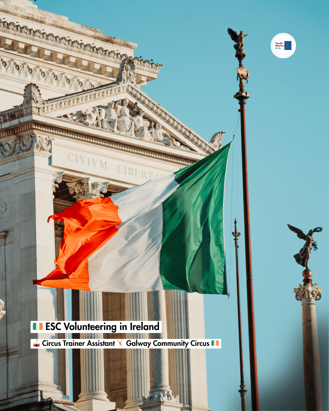 🇮🇪 ESC Volunteering in Ireland 🎪 Circus Trainer Assistant 🤸 Galway Community Circus 🇮🇪