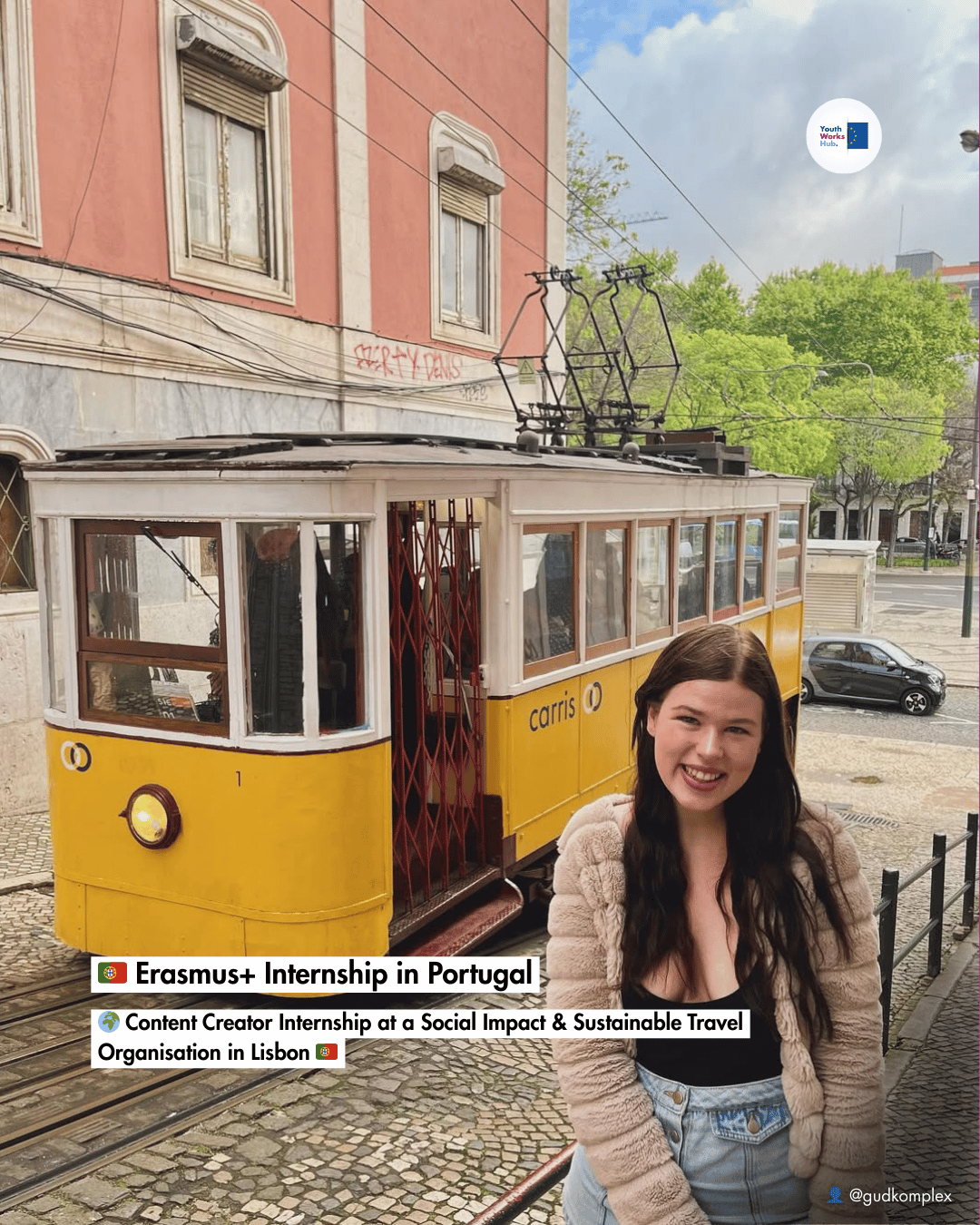 🇵🇹 Erasmus+ Internship in Portugal 🌍 Content Creator Internship at a Social Impact & Sustainable Travel Organisation in Lisbon 🇵🇹