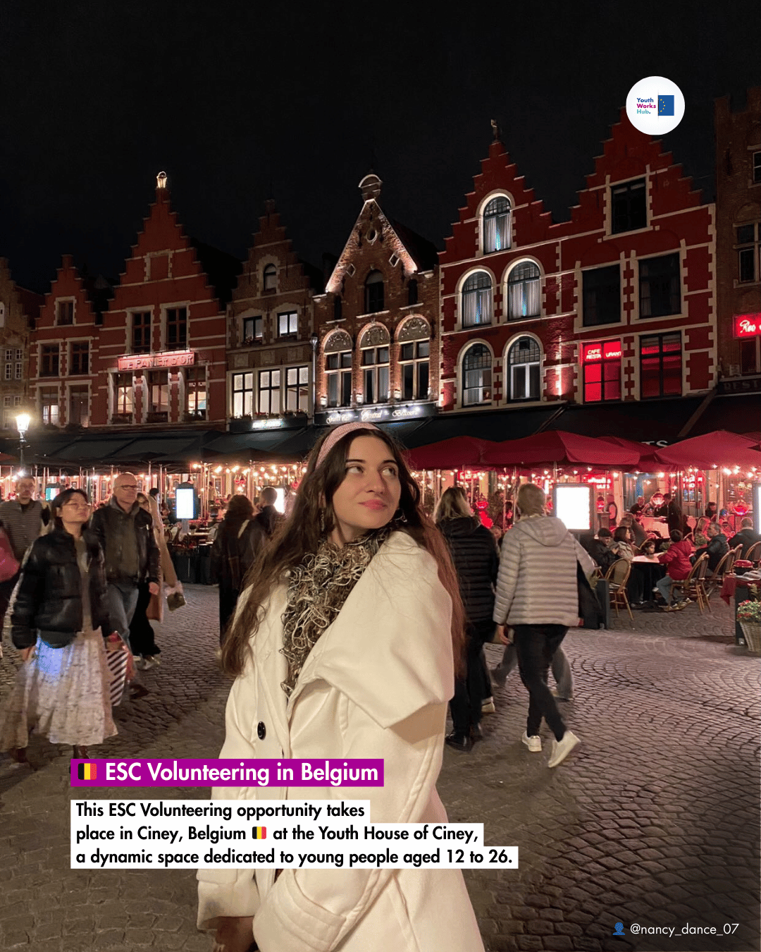 🇧🇪 ESC Individual Volunteering in Belgium 🎨 Youth House of Ciney Supporting Creative Youth Work & Community Animation 🇧🇪