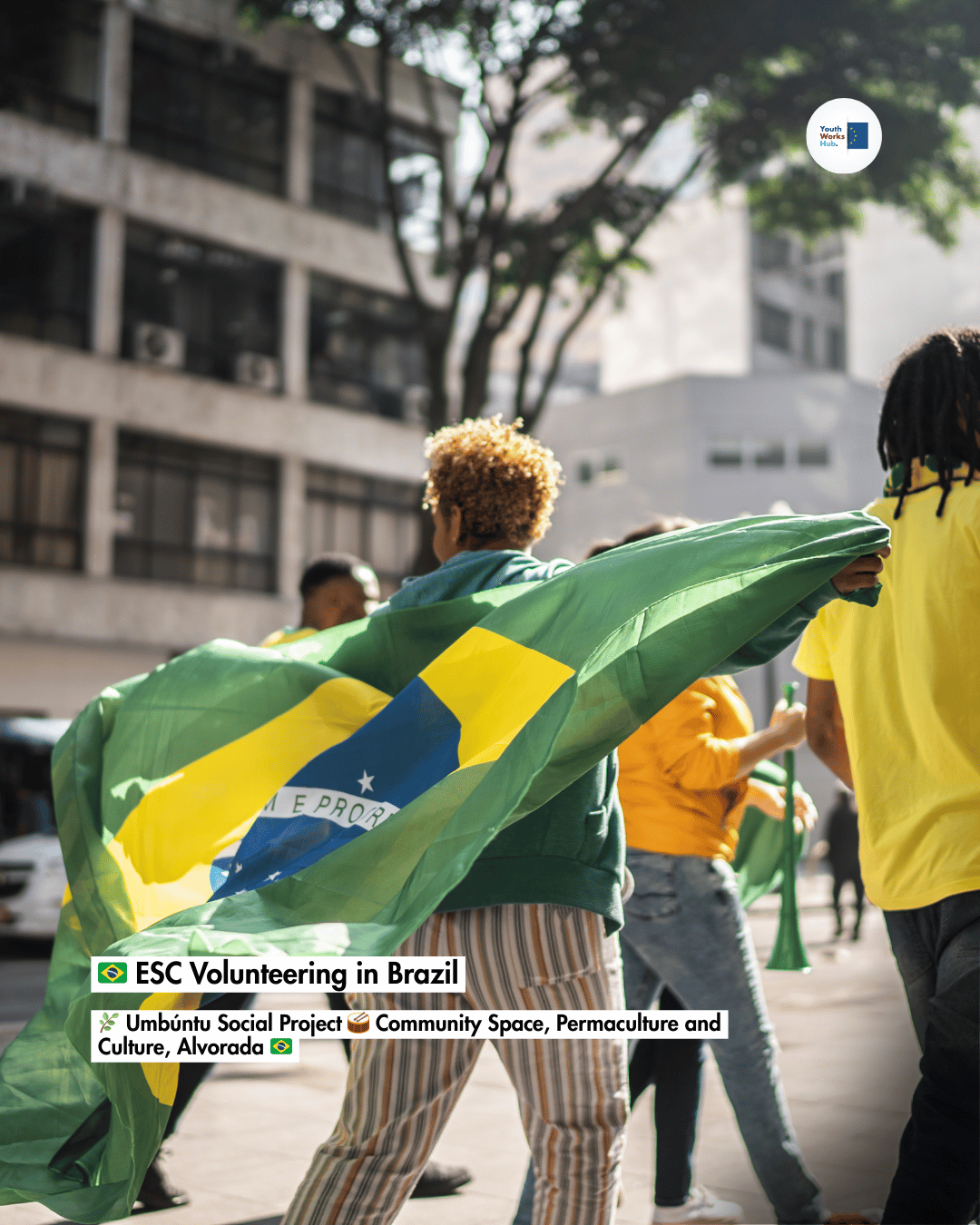 🇧🇷 ESC Volunteering in Brazil 🌿 Umbúntu Social Project 🥁 Community Space, Permaculture and Culture, Alvorada 🇧🇷