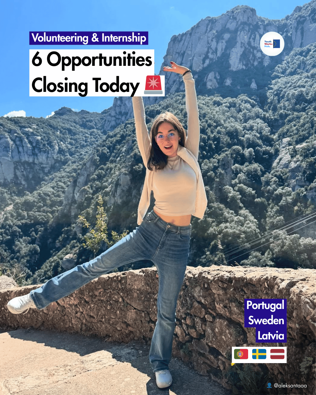 6 Opportunities Closing Today 🇵🇹 🇸🇪 🇱🇻 Apply Before Midnight 🚨 – 16 March 2026