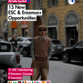 🌍 15 New ESC & Erasmus+ Opportunities 🌟 Italy, Norway, Bulgaria & More