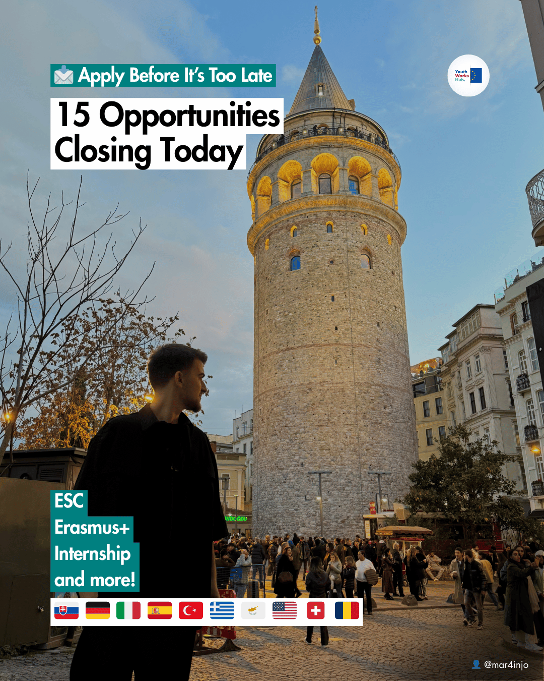 ⏳15 Opportunities Closing Today 🌍 Apply Before Midnight 🚀