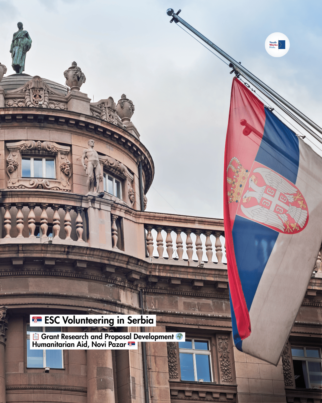 🇷🇸 ESC Volunteering in Serbia 📋 Grant Research and Proposal Development 🌍 Humanitarian Aid, Novi Pazar 🇷🇸