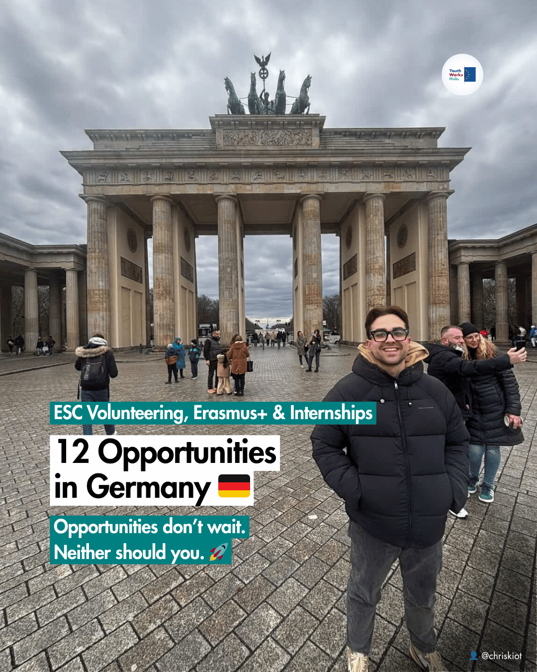 🇩🇪 12 Opportunities in Germany — ESC, Erasmus+ & Internships