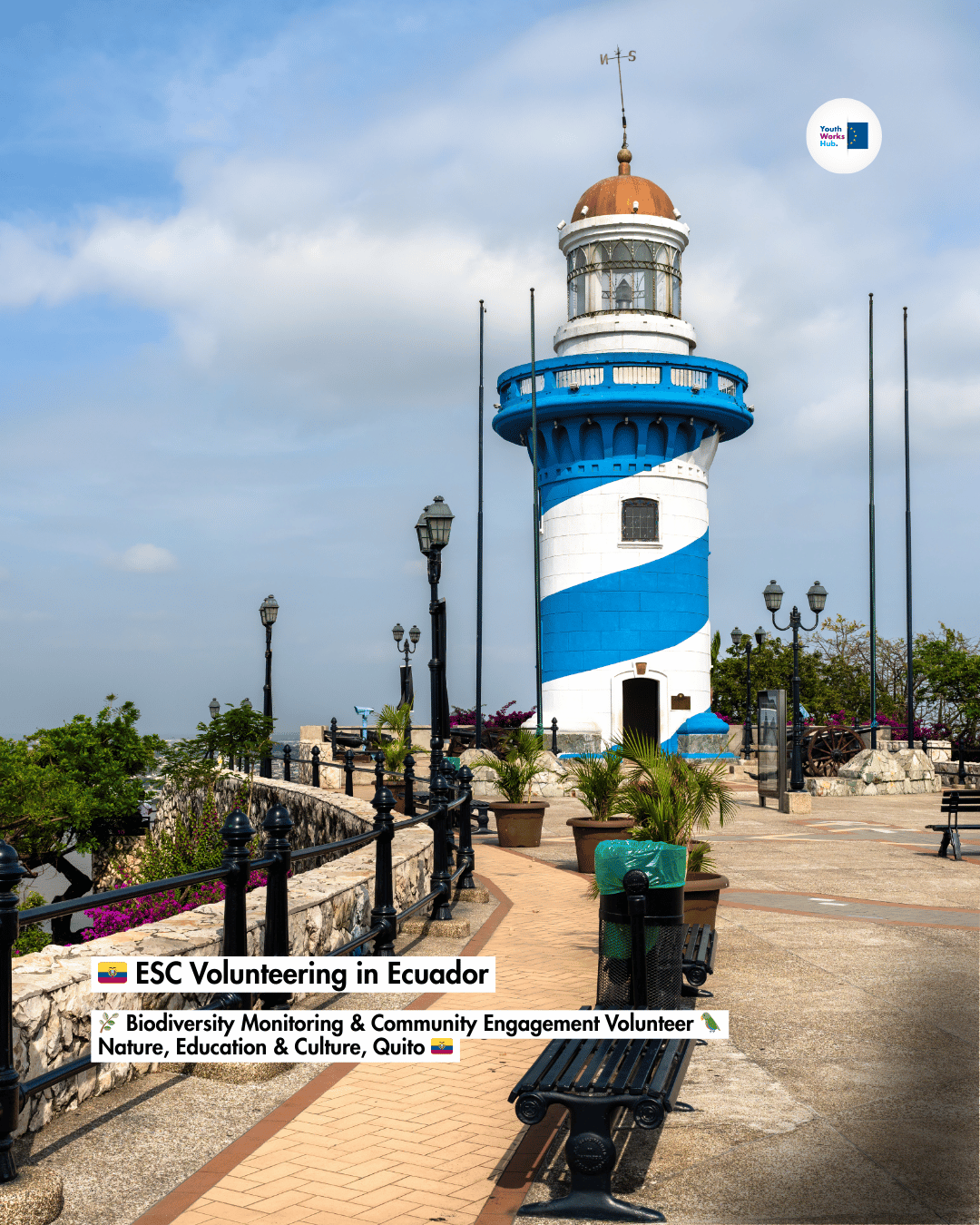 🇪🇨 ESC Volunteering in Ecuador 🌿 Biodiversity Monitoring & Community Engagement Volunteer 🦜 Nature, Education & Culture, Quito 🇪🇨