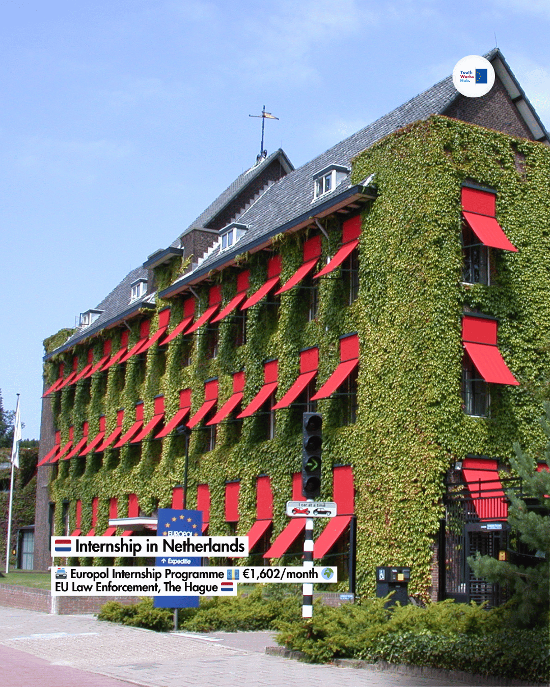 🇳🇱 Internship in Netherlands 🚔 Europol Internship Programme 💶 €1,602/month 🌍 EU Law Enforcement, The Hague 🇳🇱