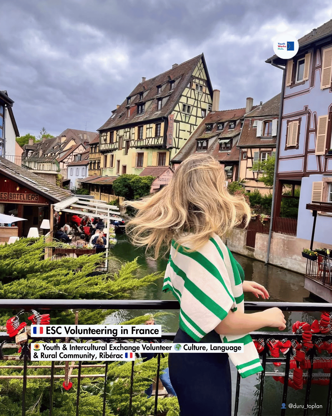 🇫🇷 ESC Volunteering in France 🌻 Youth & Intercultural Exchange Volunteer 🌍 Culture, Language & Rural Community, Ribérac 🇫🇷