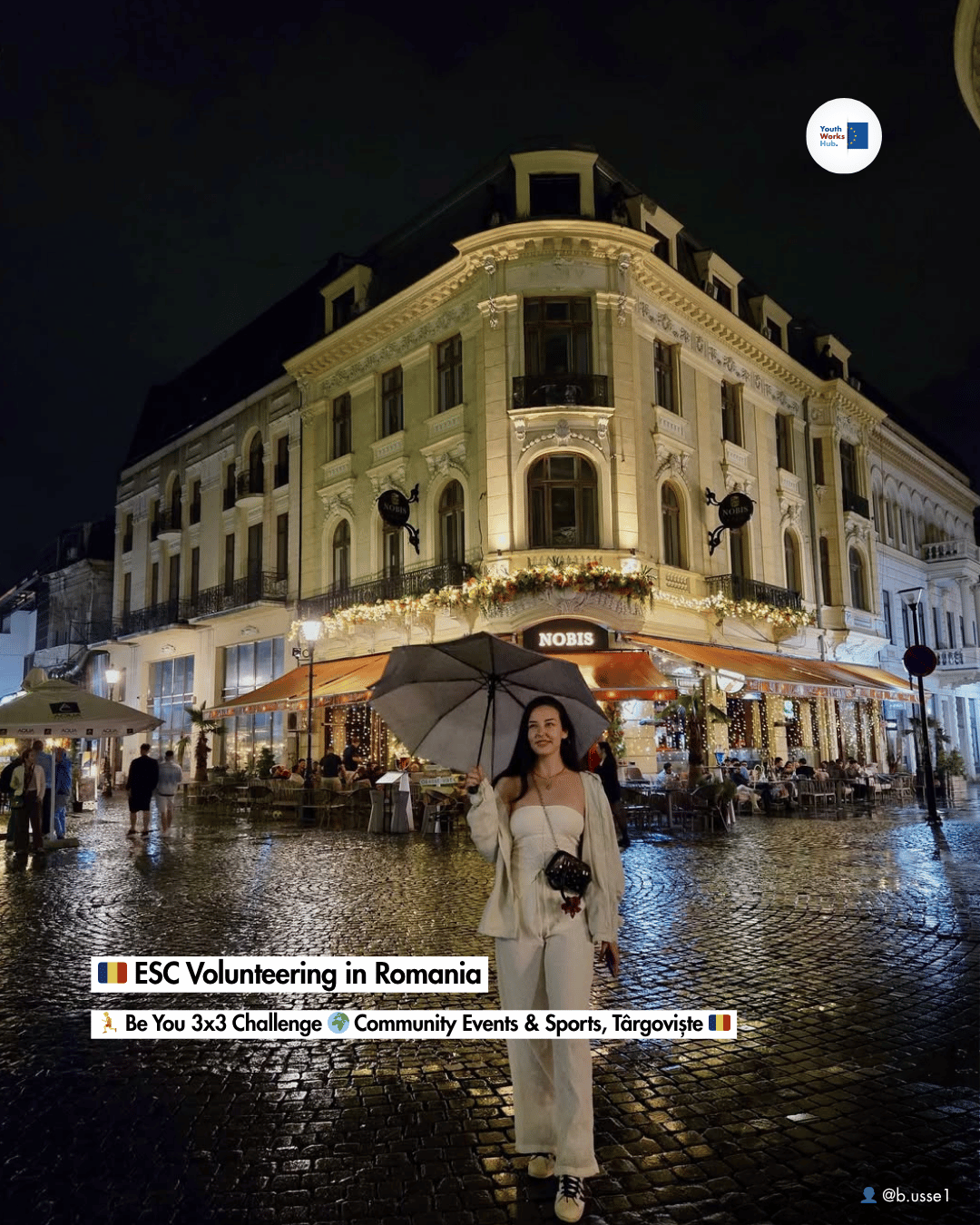 🇷🇴 ESC Volunteering in Romania 🏃 Be You 3×3 Challenge 🌍 Community Events & Sports, Târgoviște 🇷🇴