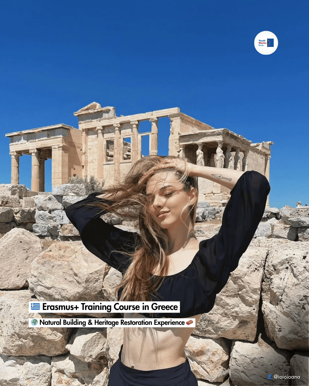 🇬🇷 Erasmus+ Training Course in Greece 🌍 Natural Building & Heritage Restoration Experience 🧱