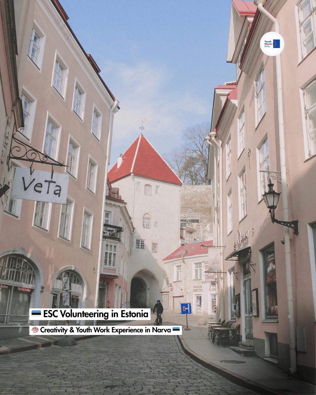 🇪🇪 ESC Volunteering in Estonia 🎨 Creativity & Youth Work Experience in Narva 🇪🇪