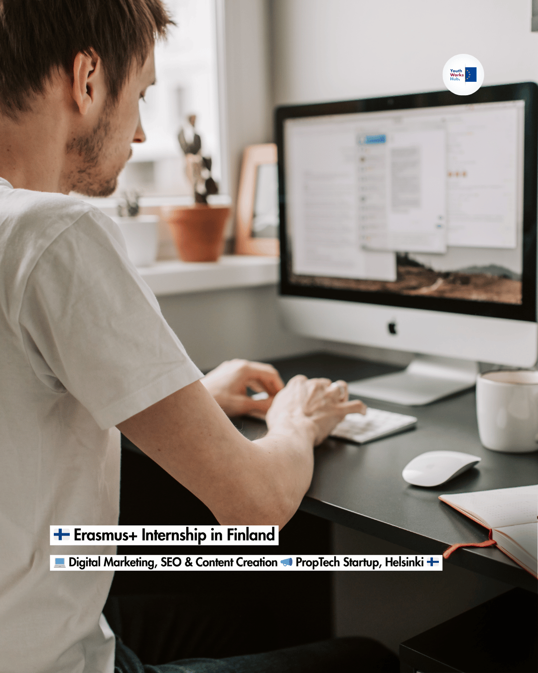 🇫🇮 Erasmus+ Internship in Finland 💻 Digital Marketing, SEO & Content Creation 📣 PropTech Startup, Helsinki 🇫🇮