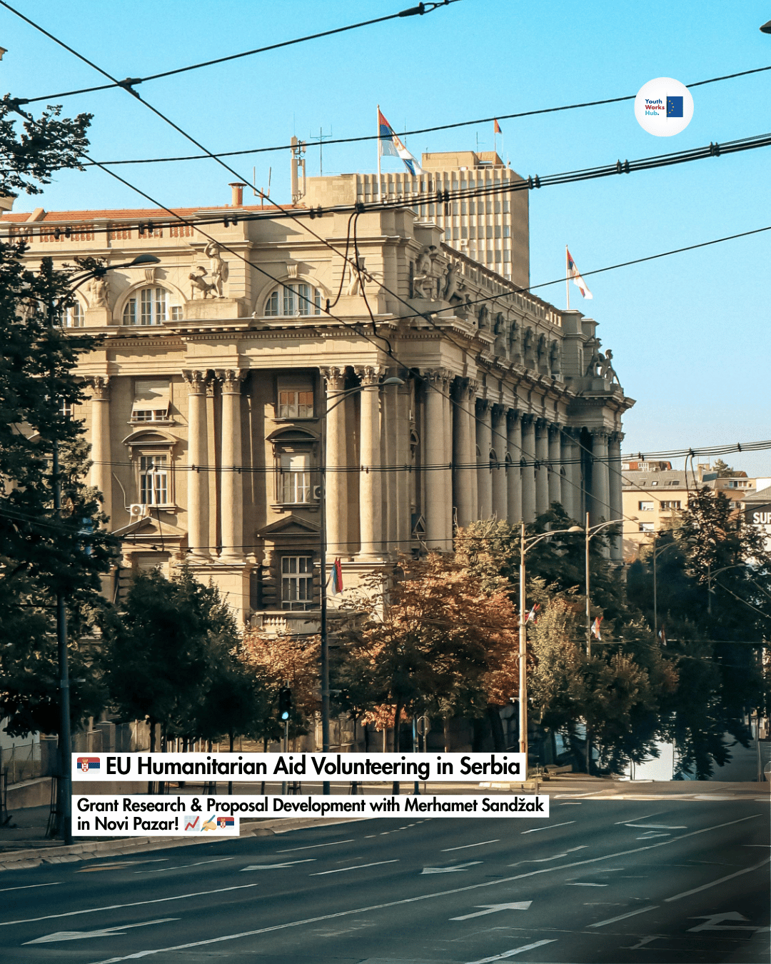 🇷🇸 EU Humanitarian Aid Volunteering in Serbia: Grant Research & Proposal Development with Merhamet Sandžak in Novi Pazar! 📈✍️🇷🇸