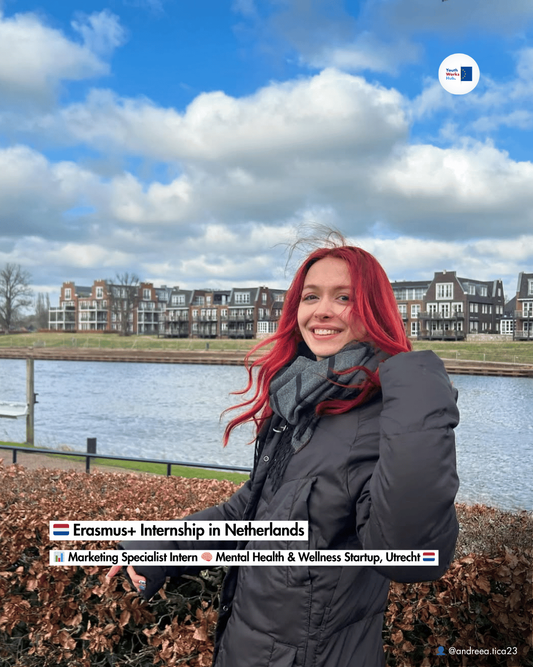🇳🇱 Erasmus+ Internship in Netherlands 📊 Marketing Specialist Intern 🧠 Mental Health & Wellness Startup, Utrecht 🇳🇱