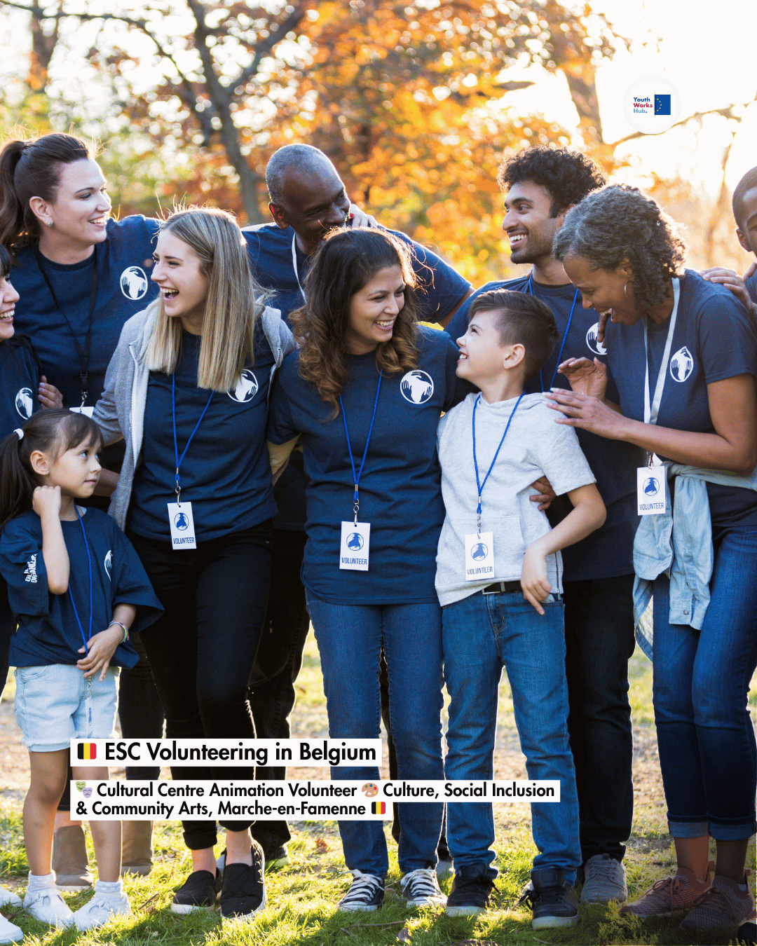 🇧🇪 ESC Volunteering in Belgium 🎭 Cultural Centre Animation Volunteer 🎨 Culture, Social Inclusion & Community Arts, Marche-en-Famenne 🇧🇪