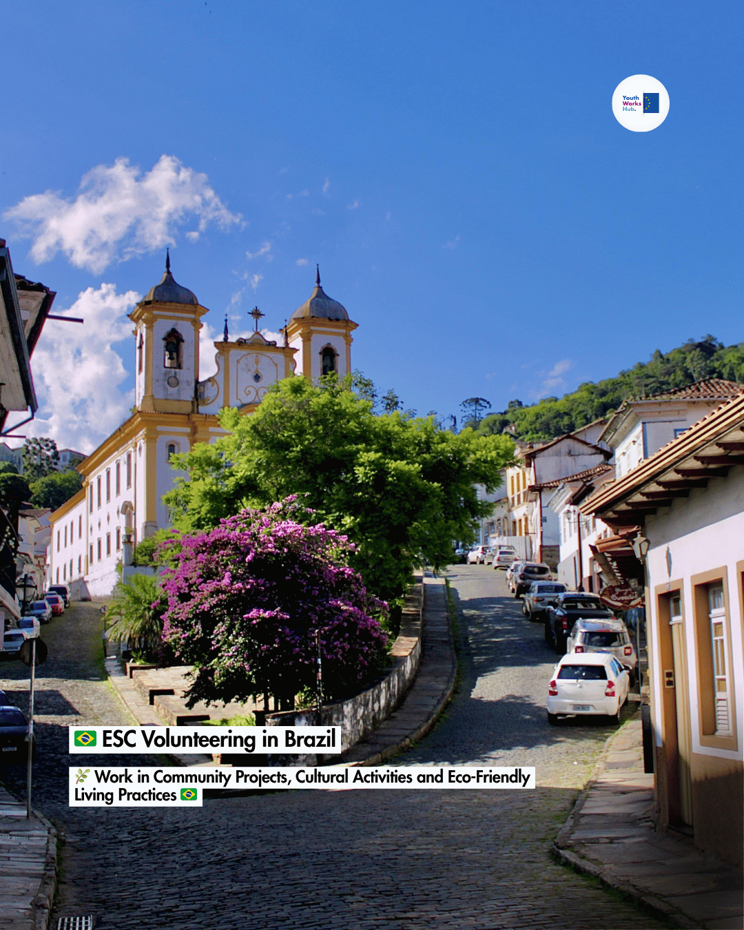 🇧🇷 ESC Volunteering in Brazil 🌿 Work in Community Projects, Cultural Activities and Eco-Friendly Living Practices 🇧🇷