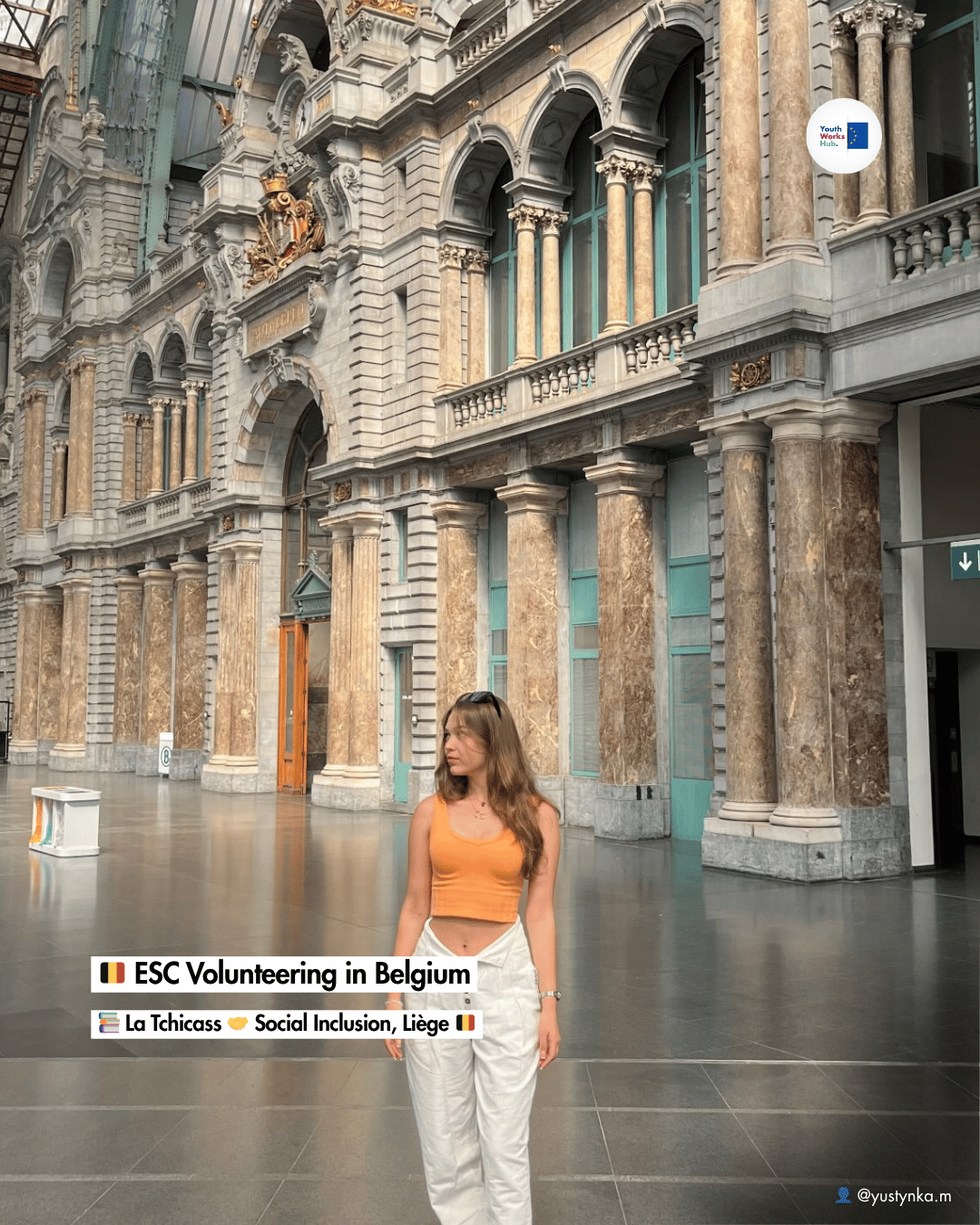 🇧🇪 ESC Volunteering in Belgium 📚 La Tchicass 🤝 Social Inclusion, Liège 🇧🇪