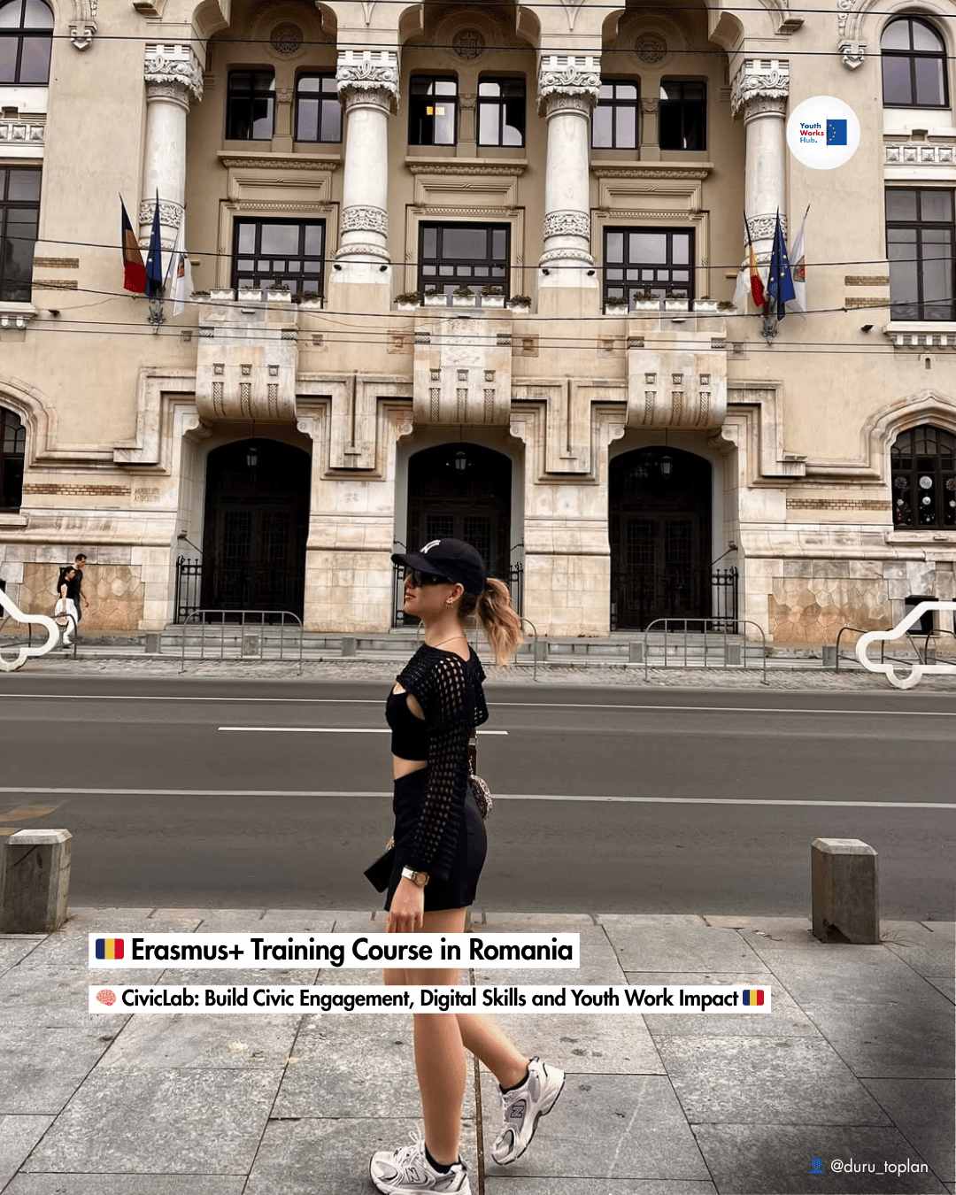 🇷🇴 Erasmus+ Training Course in Romania 🧠 CivicLab: Build Civic Engagement, Digital Skills and Youth Work Impact 🇷🇴