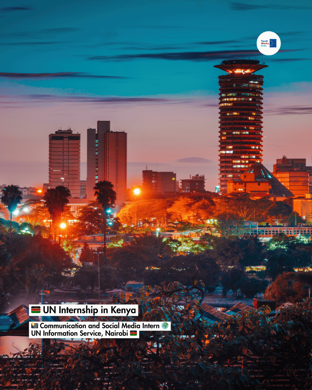 🇰🇪 UN Internship in Kenya 📸 Communication and Social Media Intern 🌍 UN Information Service, Nairobi 🇰🇪