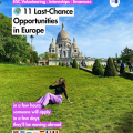 🌍 11 Last-Chance Opportunities in Europe — ESC Volunteering, Erasmus+ & Internships ⏳🇪🇺