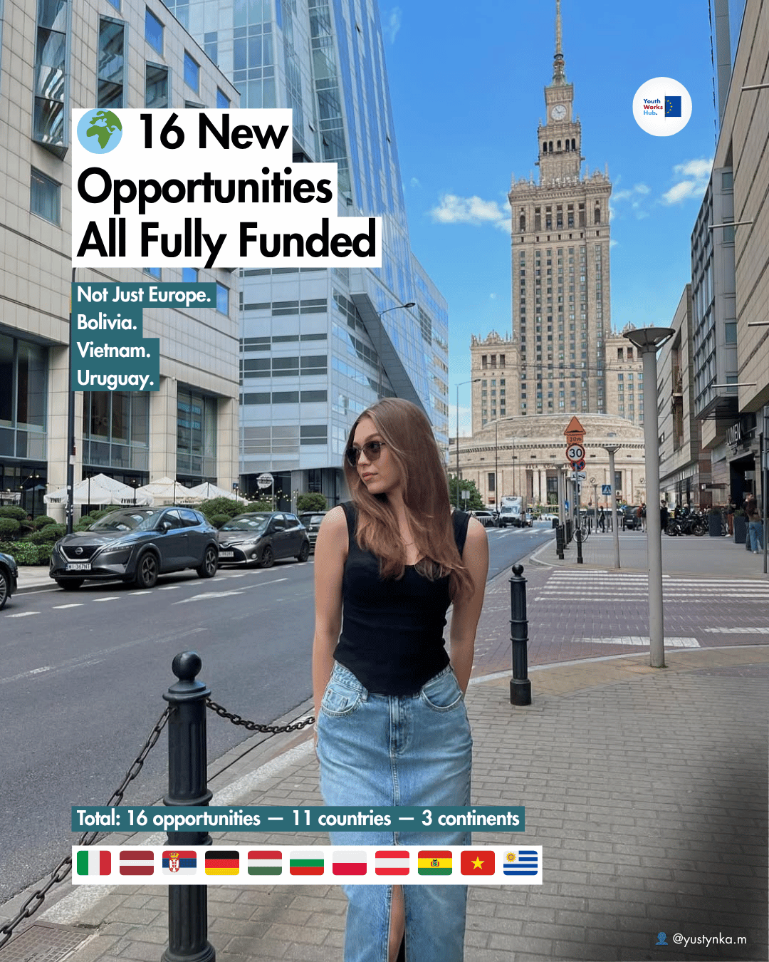 🌍 16 New Opportunities — Not Just Europe. Bolivia. Vietnam. Uruguay. All Fully Funded.