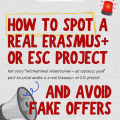 How to Spot a Real Erasmus+ or ESC Project 🚨 And Avoid Fake Offers