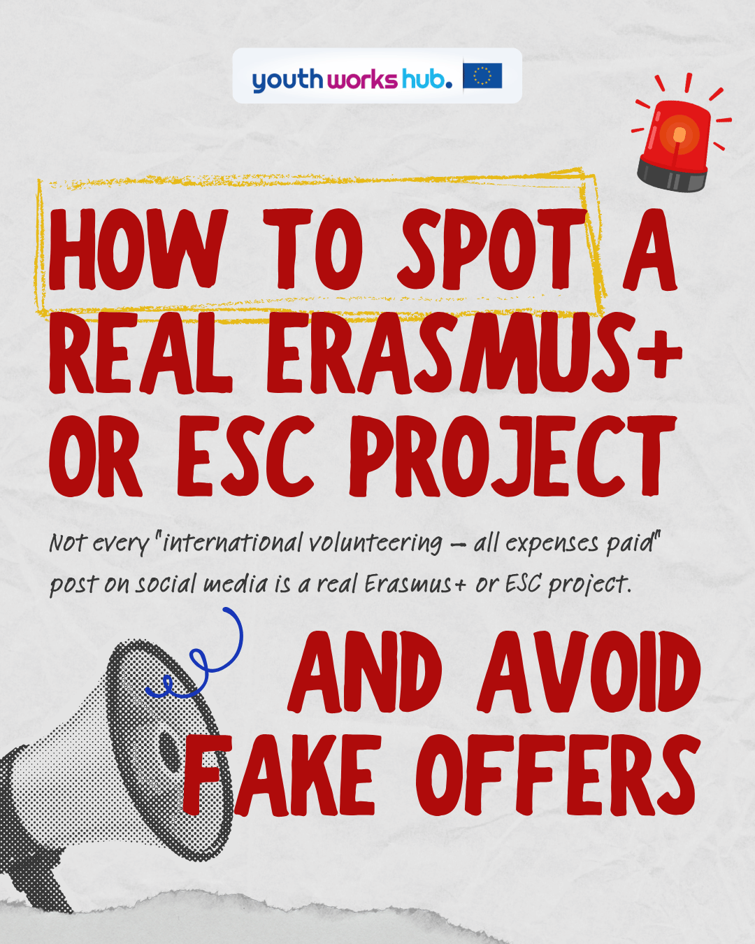 How to Spot a Real Erasmus+ or ESC Project 🚨 And Avoid Fake Offers