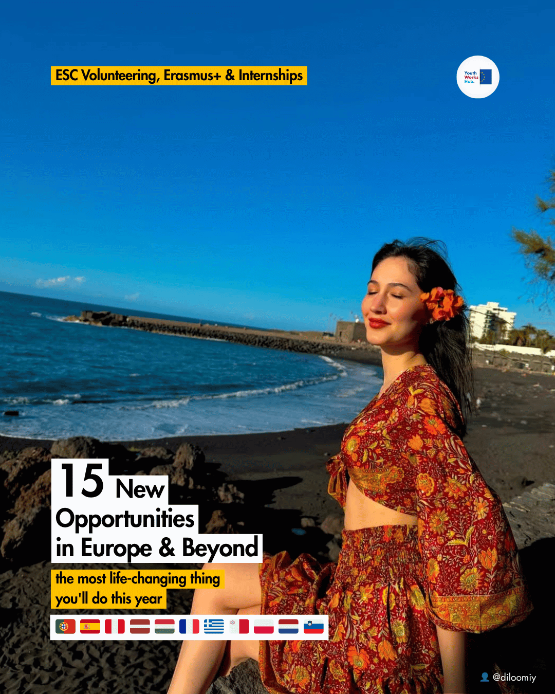 🌍 15 New Opportunities — ESC Volunteering, Erasmus+ & Internships Fully Open Now