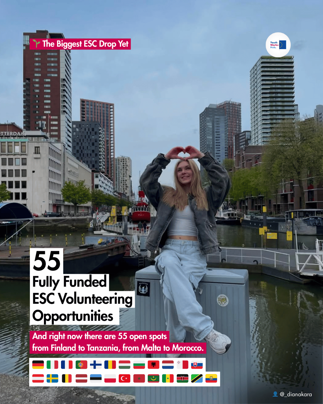 🌱 The Biggest ESC Drop Yet 🤝 55 Fully Funded Volunteering Opportunities Open Now