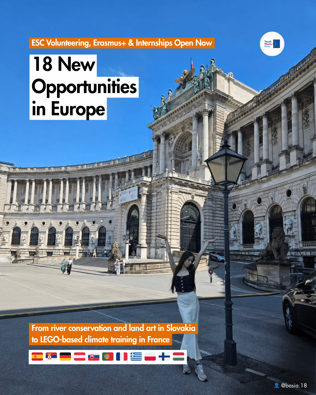 🌍 18 New Opportunities in Europe — ESC Volunteering, Erasmus+ & Internships Open Now