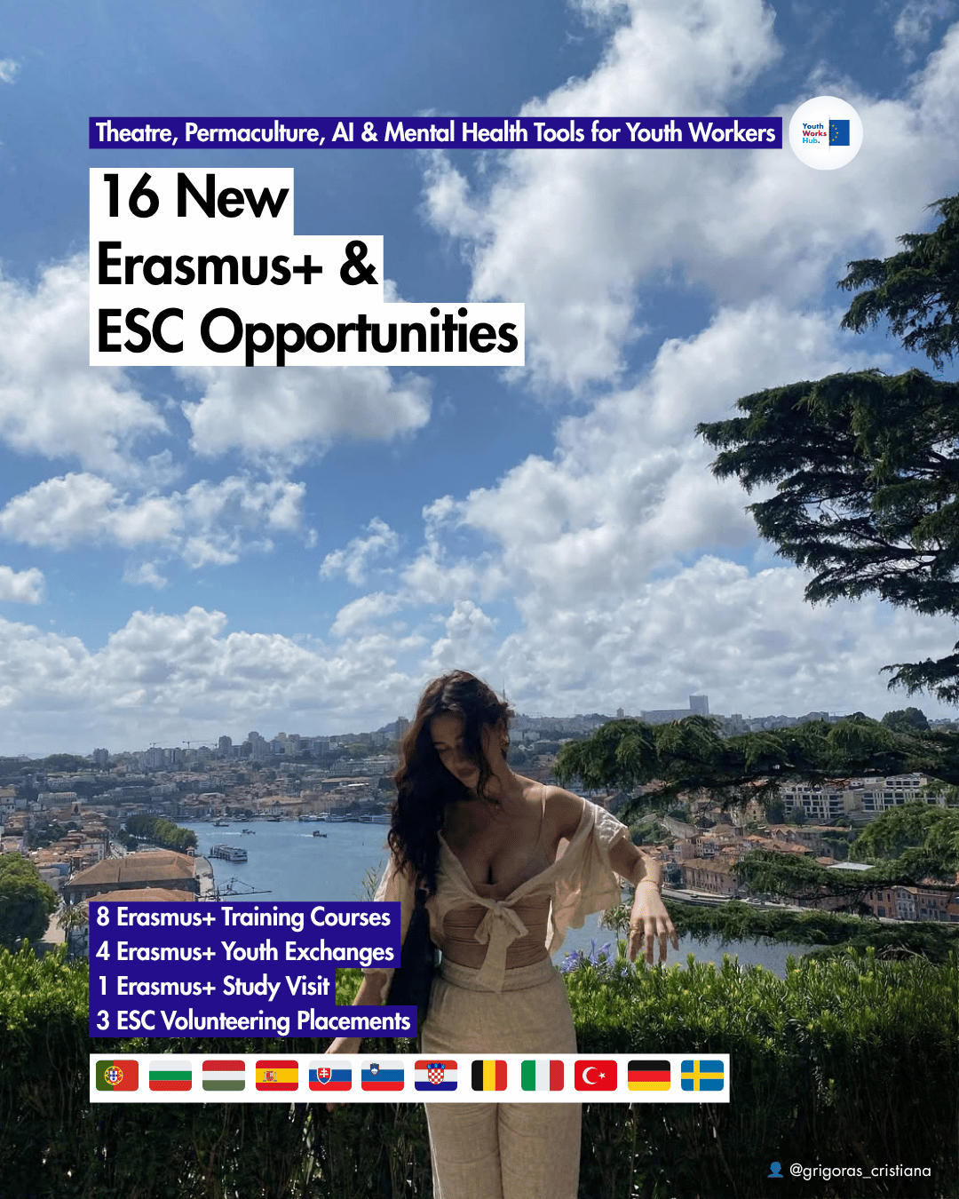 🌱 16 Fully Funded Opportunities — Theatre, Permaculture, AI & Mental Health Tools for Youth Workers