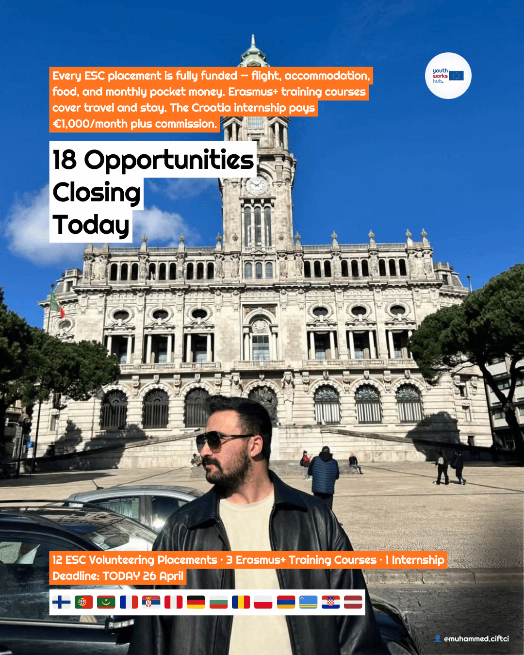 ⏰ Last Call — 18 Opportunities Closing Today: ESC in Peru, Aruba, Mauritania & More