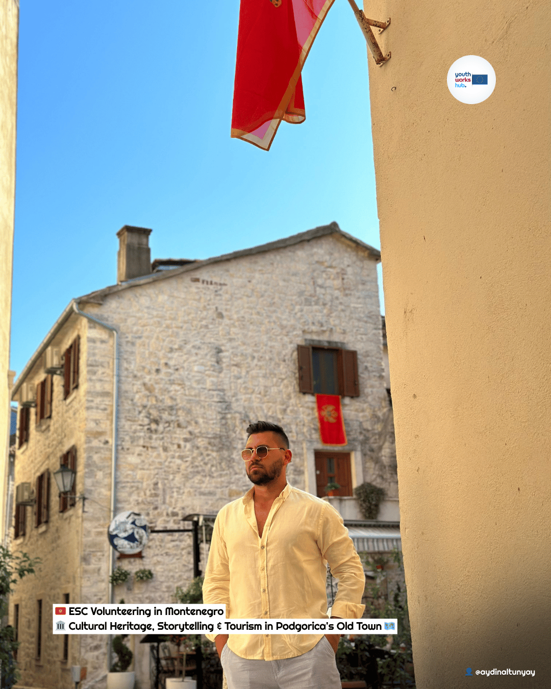 🇲🇪 ESC Volunteering in Montenegro 🏛️ Cultural Heritage, Storytelling & Tourism in Podgorica’s Old Town 🗺️
