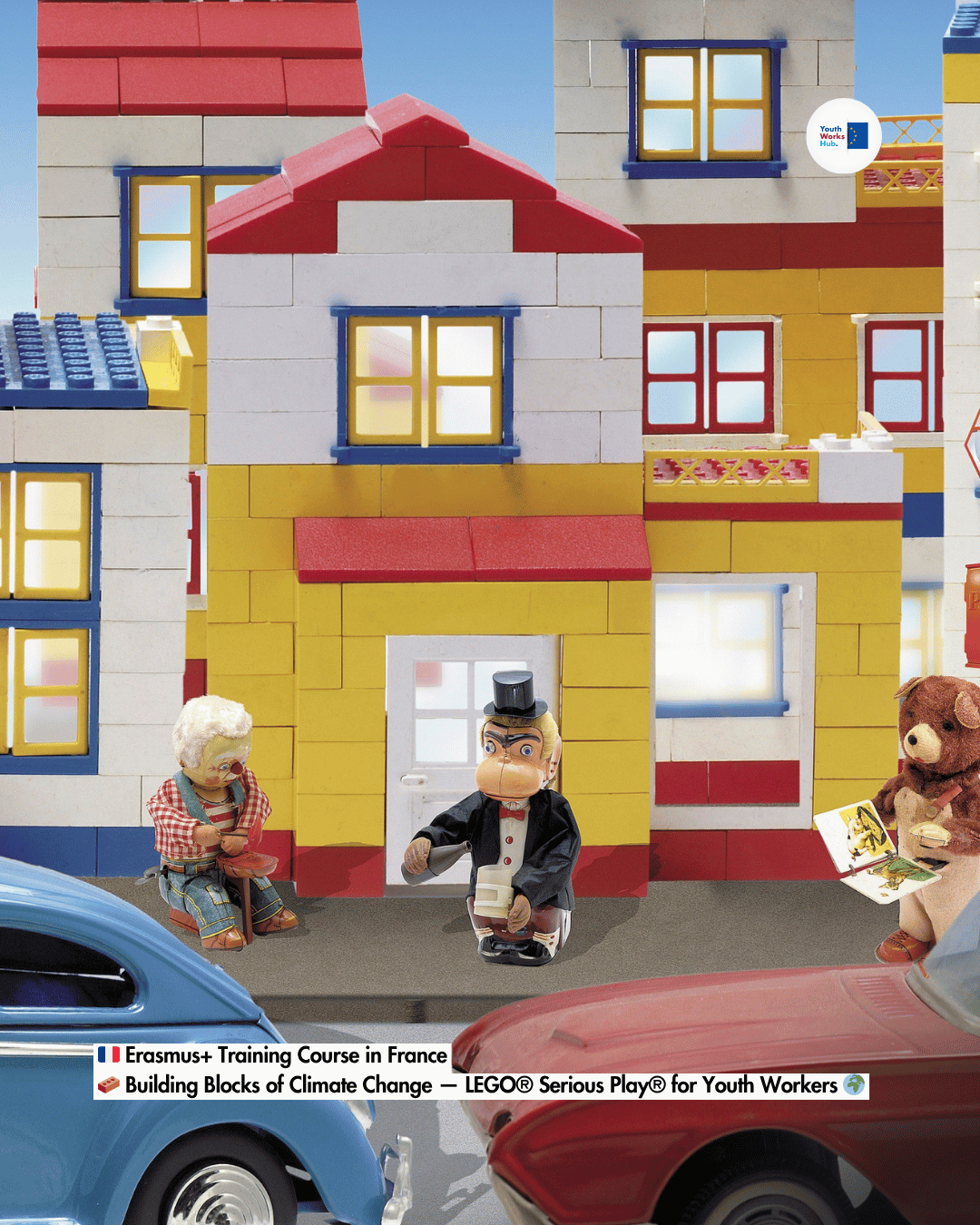 🇫🇷 Erasmus+ Training Course in France 🧱 Building Blocks of Climate Change — LEGO® Serious Play® for Youth Workers 🌍