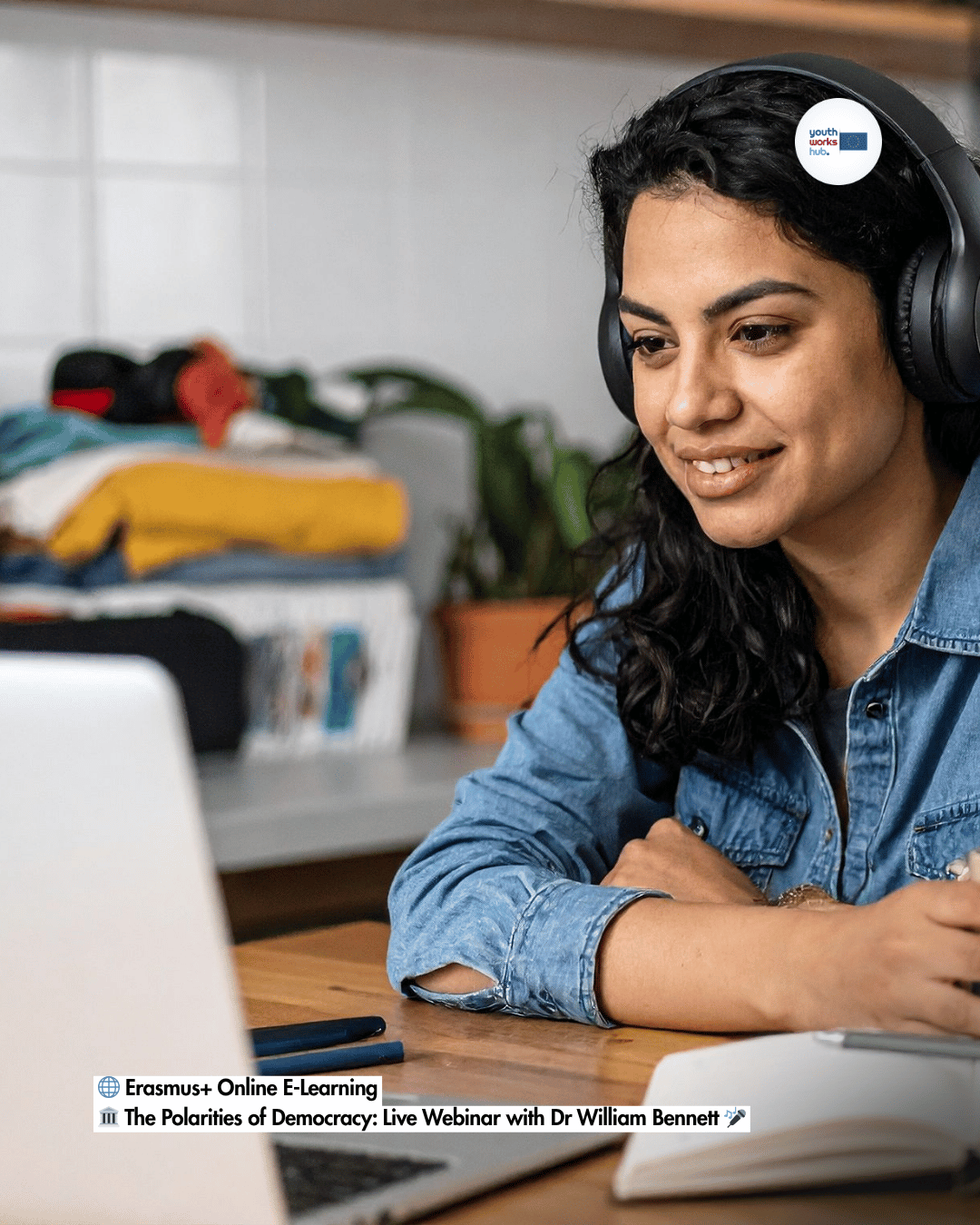 🌐 Erasmus+ Online E-Learning 🏛️ The Polarities of Democracy: Live Webinar with Dr William Bennett 🎤