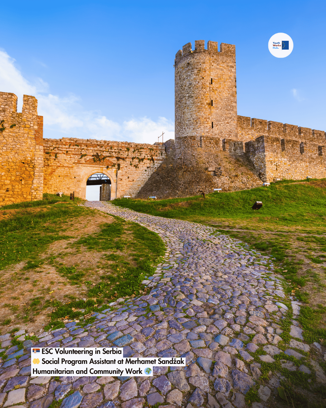 🇷🇸 ESC Volunteering in Serbia 🤲 Social Program Assistant at Merhamet Sandžak — Humanitarian and Community Work 🌍